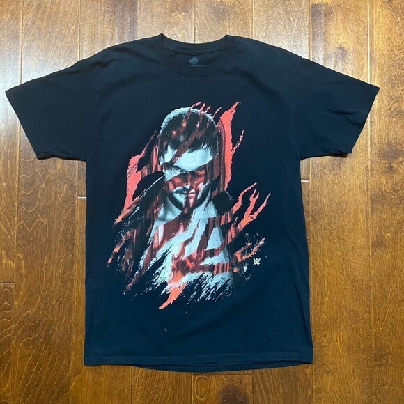WWE Wrestling Finn Balor 2017 Black Red Cotton T-Shirt Men's Size Medium - Picture 3 of 7